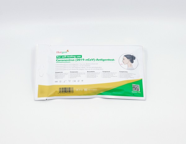 Hotgen - 1er Antigen-Schnelltest (Laienzulassung) mit CE 0123